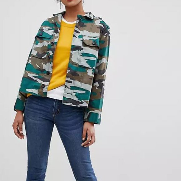 J. Crew Jackets & Blazers - J.Crew Mercantile Camo Utility Shacket